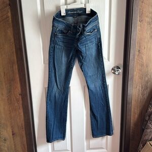 American Eagle slim boot jeans. Size 0